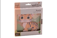 Drewniane puzzle TYGRYS The wildies Family