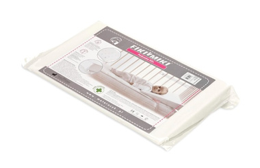 FikiMiki Poduszka klin z poszewką 40x70 cm, White.