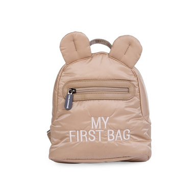 CHILDHOMEPLECAKDZIECIĘCYMYFIRSTBAG PIKOWANY BEŻOWY