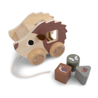 Filibabba Drewniany sorter jeż na kółkach