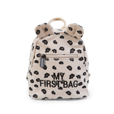 CHILDHOME PLECAK MYFIRST BAG LEOPARD KREMOWY CENTK