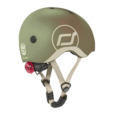 SCOOTANDRIDE Kask XXS-S dla dzieci 1-5 lat Olive