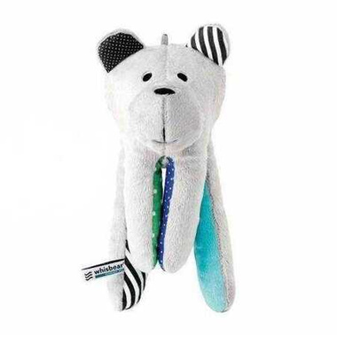 WHISBEAR SZUMIĄCY MIŚ CRY SENSOR SOFT MINKY BLUE