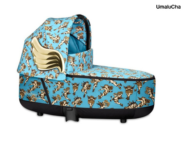 CYBEX GONDOLA Carry COT PRIAM 2.0 JEREMY SCOTT CHERUBS BLUE