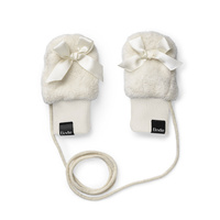 Elodie Details RĘKAWICZKI SHEARLING BIAŁE 0-12 M-C