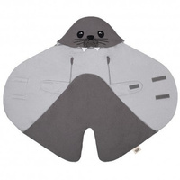Baby Bites Otulacz light Sea Lullaby (1-18 m) Light Grey