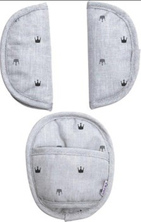 Uniwersalne nakładki na pasy Dooky Grey Crown