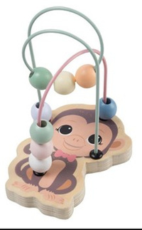 Drewniany labirynt przeplatanka małpka