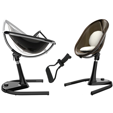 MIMA KRZESEŁKO STELAŻ MOON 2G BLACK + PODNOZEK