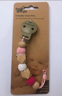 B-Zawieszka do smoczka Pink