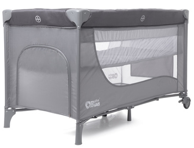 PLusBaby Łóżeczko turystyczne (2-poz), 03 Grey.