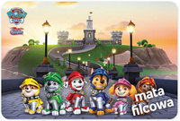 Mata Filcowa 100x150 - Psi Patrol Zamek