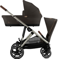 Zestaw 2w1 Cybex Wózek Gazelle S (Tpe) Chocolate Brown + Gondola Gazelle S Chocolate Brown