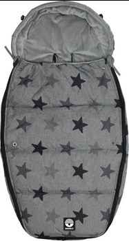 Śpiworek do wózka 6-36m Grey Stars