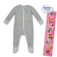 Śpioszki dziecięce / Pajacyk 3-6m - szare