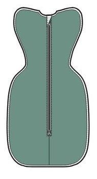 Otulacz Swaddle UP - rozmiar XS - ciemny oliwkowy - ETAP 1 Original